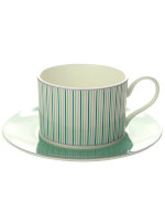 Чайная чашка с блюдцем форма Премиум рисунок Чайная симфония ИФЗ